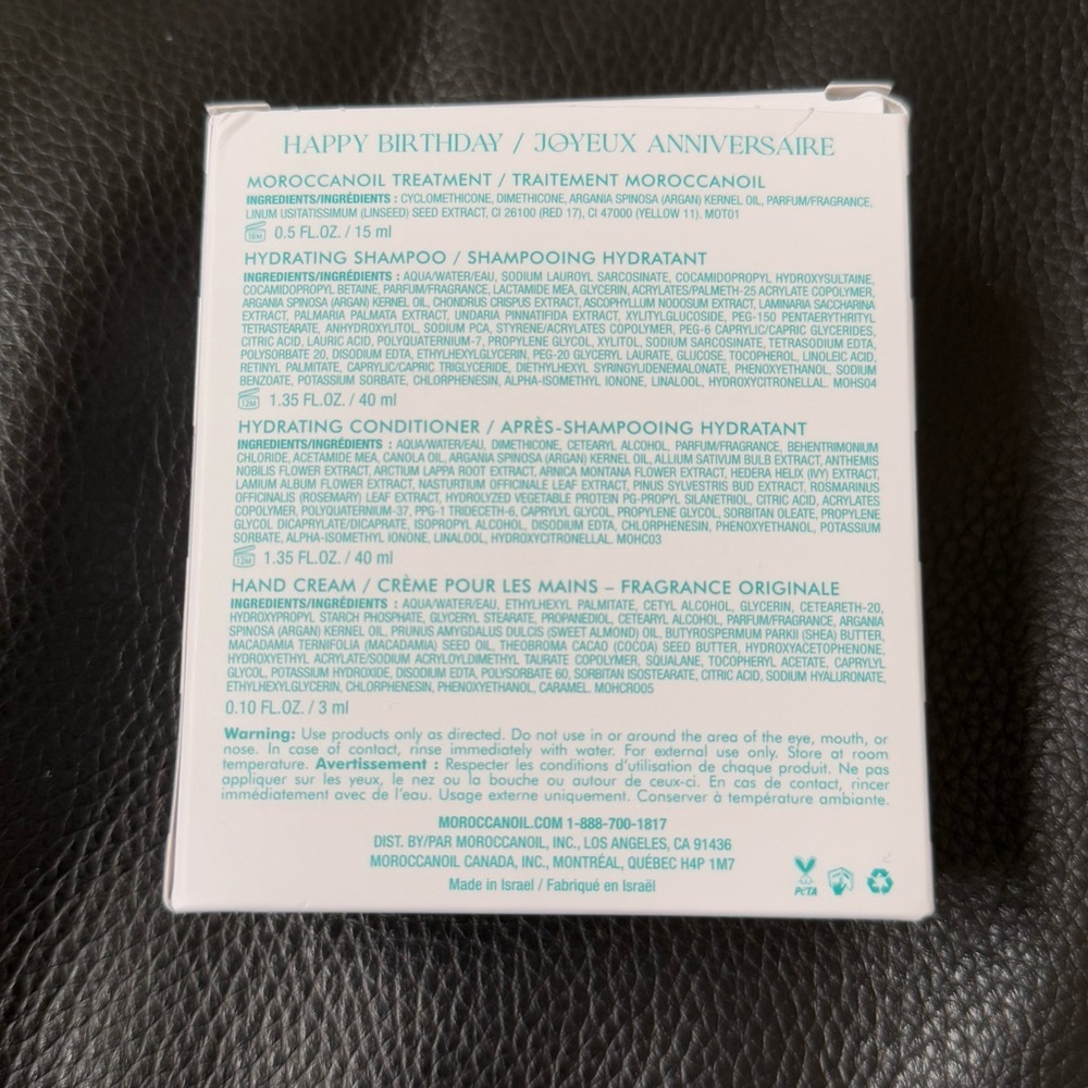 NIB Moroccanoil Haircare Set - (Hair Treatment, Shampoo Conditioner, Hand Cream) - Picture 3 of 9